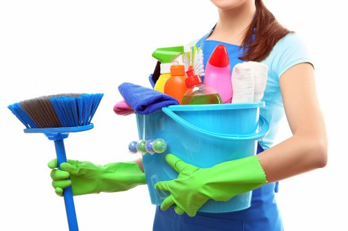 Close-up of carpet cleaning treatment in Rainham